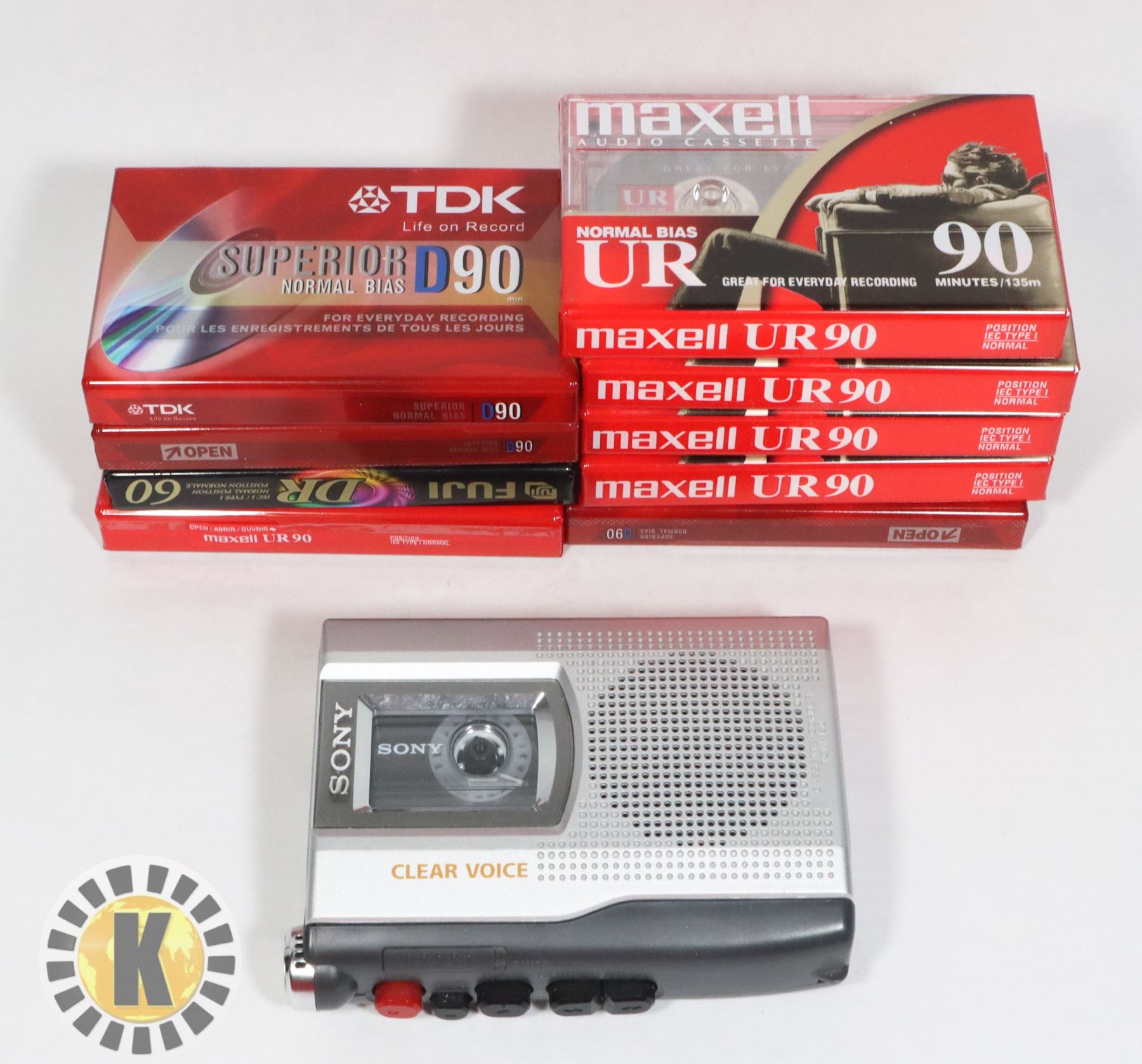 SONY CLEAR VOICE CASSETTE RECORDER (WORKING)