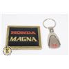 Image 1 : LOT OF HONDA BELT BUCKLE & KEYCHAIN