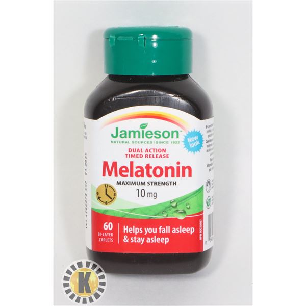 JAMIESON MELATONIN MAX STRENGTH 10MG- 60 CAPLETS