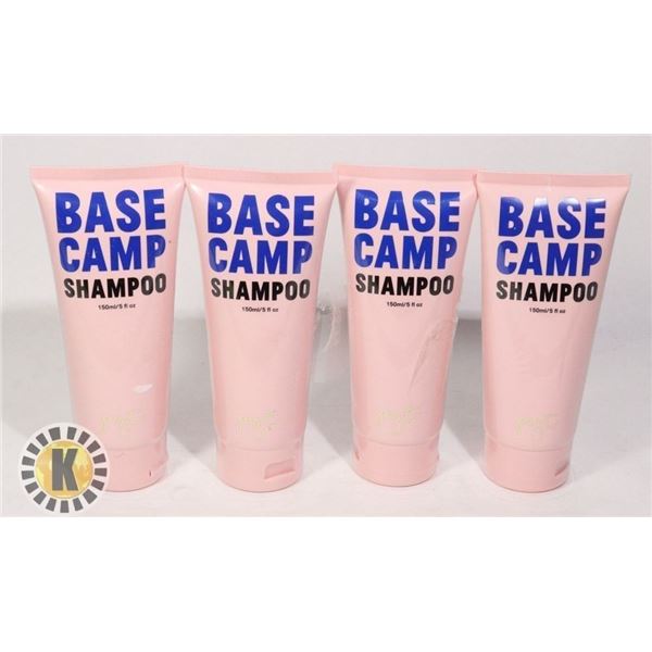 4 BASE CAMP SHAMPOO 150ML EACH