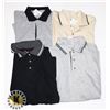 Image 1 : GOLF SHIRTS MEDIUM PACK OF 4 ASSORTED COLORS