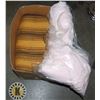 Image 1 : LARGE BOX OF ASSORTED DRAPERY FABRIC