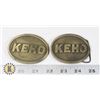 Image 1 : LOT OF 2 KEHO BELT BUCKLES