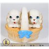 Image 1 : VINTAGE MADE IN JAPAN PUPPY THEME SALT AND