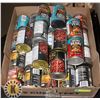 Image 1 : FLAT OF ASSORTED CHILI AND BAKED BEANS