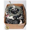 Image 1 : BOX OF ASSORTED CABLES/CORDS INCL. GPS
