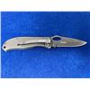 Image 1 : CRKT Pazoda Grey Locked Blade folding pocket knife with clip
