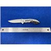 Image 2 : Stainless Steel Lock Blade folding pocket knife with clip