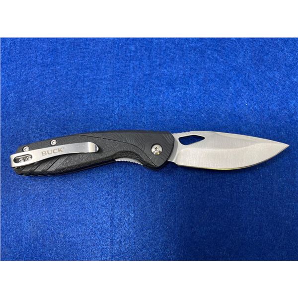 Buck Black Lock Blade folding pocket knife with clip model 311