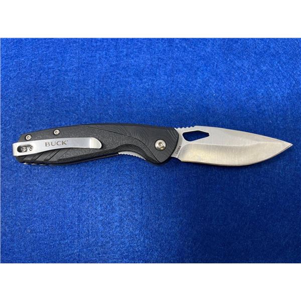 Buck Black Lock Blade folding pocket knife with clip model 311