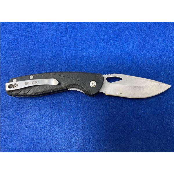 Buck Black Lock Blade folding pocket knife with clip model 311