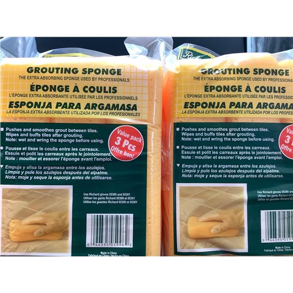 Grouting Sponges (2 x 3)