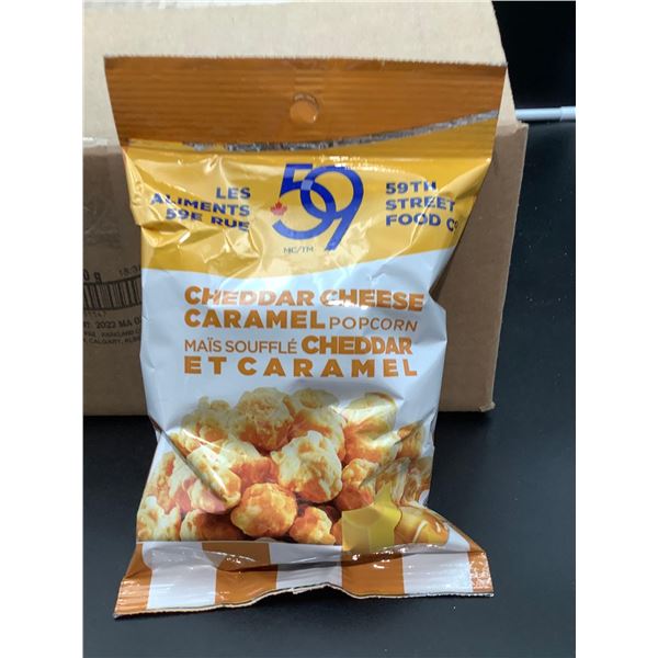 59th Street Cheddar Cheese & Caramel Popcorn (12 x 80g)