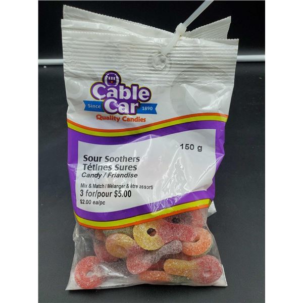 Cable Car Sour Soothers Candy (5 x 150g)