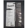Image 2 : Sharpie Permanent Marker Black - 5 pack