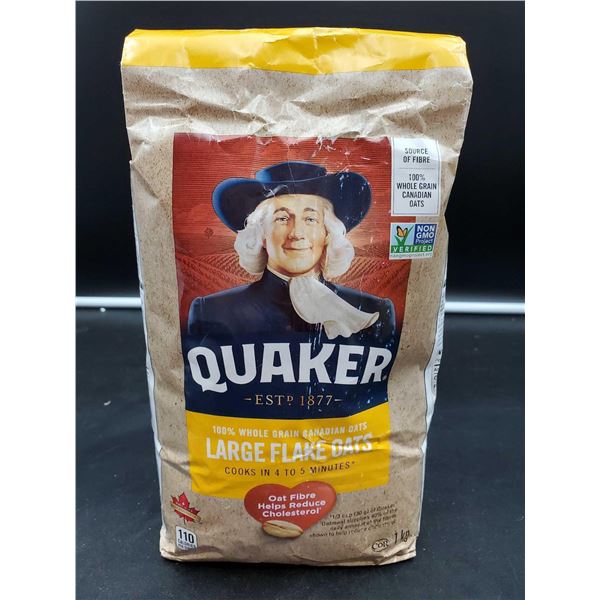Quaker Large Flake Oats - 1KG Bag
