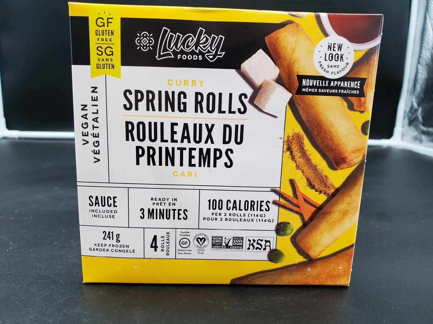 Spring Roll Case Lucky Foods Spring Rolls case lot of 8 x 241g