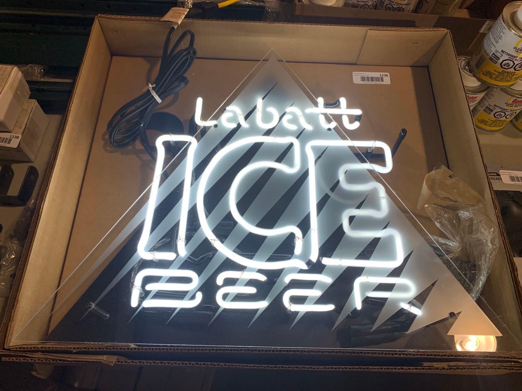 NEW Labatt ICE Neon Beer Sign