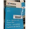 Image 2 : NEW Moen Matte Black towel Bar 24 inch