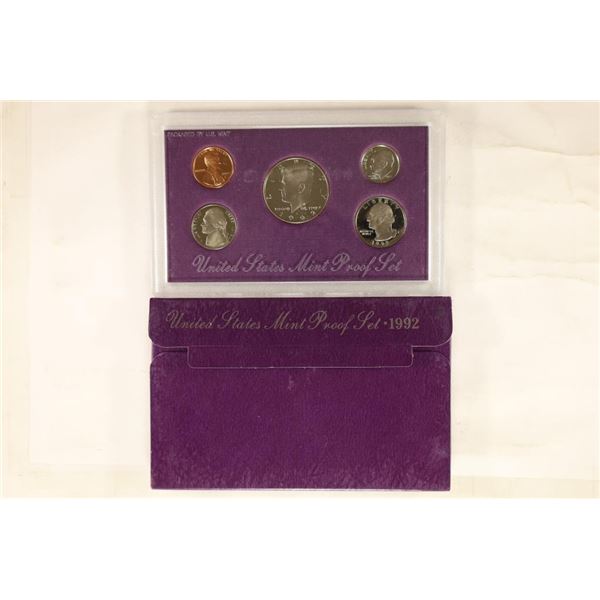 1992 US PROOF SET (WITH BOX)