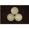 Image 1 : 3 CANADA SILVER QUARTERS NO DATES