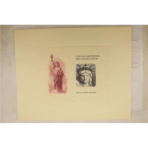 BUREAU OF ENGRAVING AND PRINTING SOUVENIR CARD