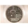 1986 FRANCE 100 FRANC LIBERTY SILVER PIEDFORT COIN