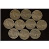 Image 2 : 10 BUFFALO NICKELS. DATES RANGE FROM 1924 TO 1929