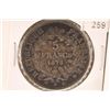 1875-A FRANCE SILVER 5 FRANC COIN. .7234 OZ. ASW