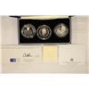 Image 2 : 1994 THREE COIN SILVER PROOF COMMEMORATIVE SET