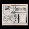 Image 1 : TWO ENGRAVED ARCHITECTURAL PLATES, c. 18TH CENTURY.