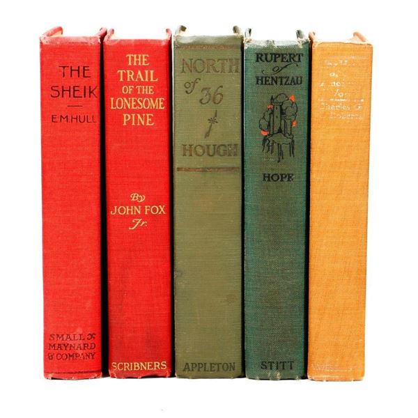 Misc. Titles 1900s-1920s, incl. Emerson Hough (5).