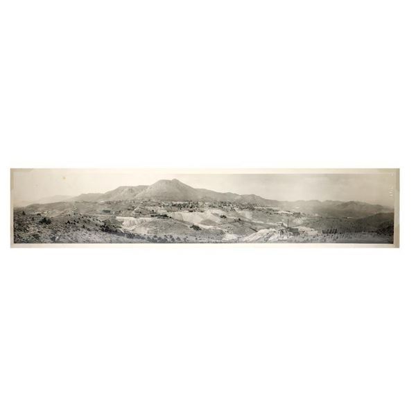 PANORAMA PHOTOGRAPH OF VIRGINIA CITY, 1914.