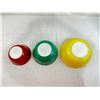 Image 4 : Set of 3 Pyrex Bowls