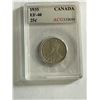 Image 1 : 1935 Canada Silver 25 cent ACG EF40