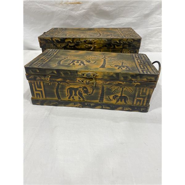 Metal Elephant Containers