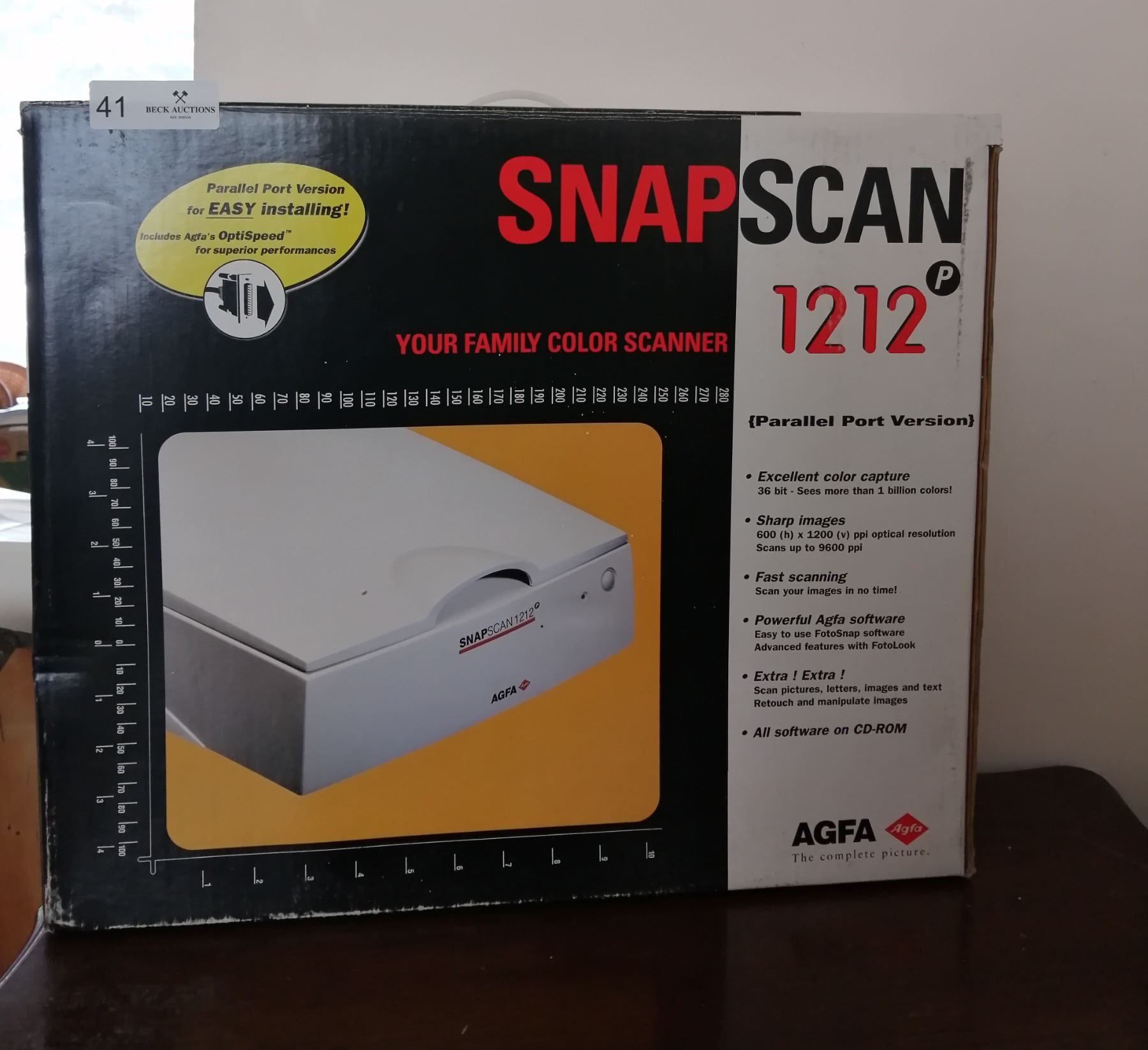 SnapScan 1212 Color Scanner (Brand New) - Beck Auctions Inc.