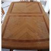 Image 2 : Wooden Dining Room Table w/ 6 x Upholstered Chairs