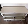 Image 2 : White Console Table w/ 2 x Drawers