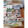 Image 2 : Large Collection of 1/72 Scale Airplane Model Kits and 2 x Framed Pictures of British Fighters