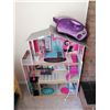 Image 1 : Large Dollhouse w/ Doll Furniture and Easy Bake Oven