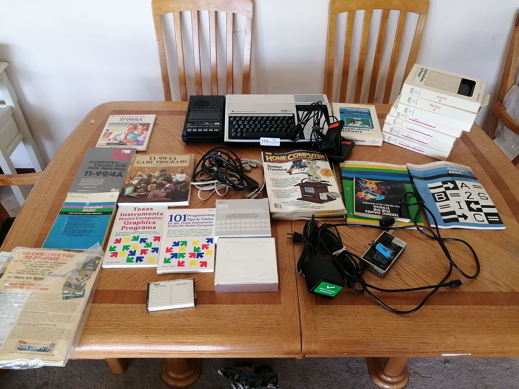 Texas Instruments TI-99/4A Computer, Program Recorder (Model No ...
