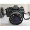 Image 8 : Multiple Vintage & Film Cameras: Olympus, Minolta, Nikon, etc w/ Flash & Accessories