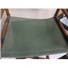 Image 8 : Qty 2 Green Wooden Director's Chair 25"x20"x35"H