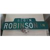 Image 1 : Street Sign: Robinson Ln 30"L Decommissioned by the City & County