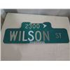 Image 2 : Street Sign: Wilson St 24"L Decommissioned by the City & County