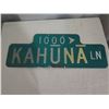 Image 2 : Street Sign: Kahuna Ln 24"L Decommissioned by the City & County