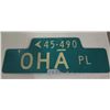 Image 1 : Street Sign: Oha Pl 24"L Decommissioned by the City & County