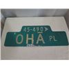 Image 2 : Street Sign: Oha Pl 24"L Decommissioned by the City & County