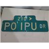 Image 2 : Street Sign: Poipu Dr 24"L Decommissioned by the City & County